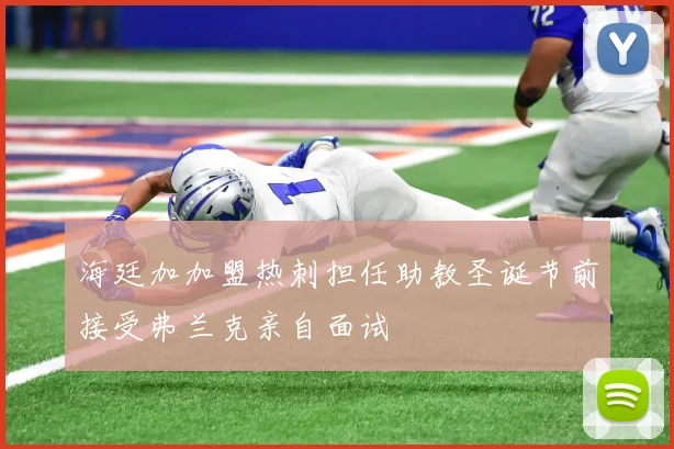 海廷加加盟热刺担任助教圣诞节前接受弗兰克亲自面试